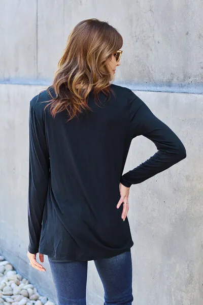 Jessica Basic Bae Full Size Round Neck Long Sleeve Top