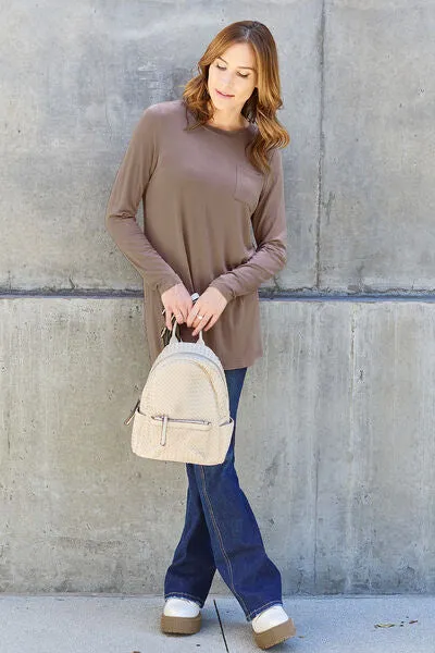 Jessica Basic Bae Full Size Round Neck Long Sleeve Top