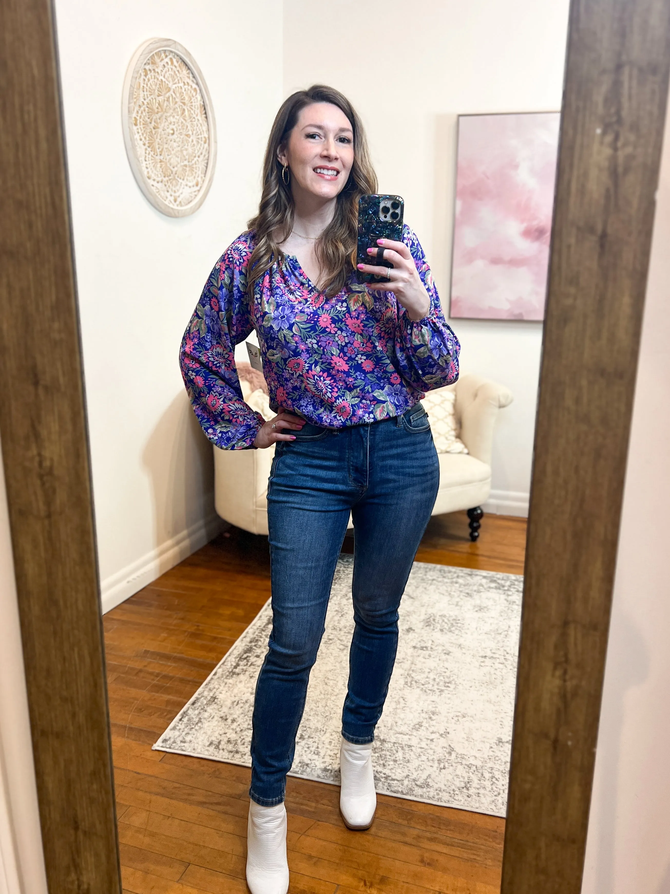 Katy Floral Blouse FINAL SALE