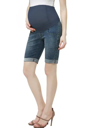 Kimi   Kai Maternity "Abbie" Denim Stretch Shorts