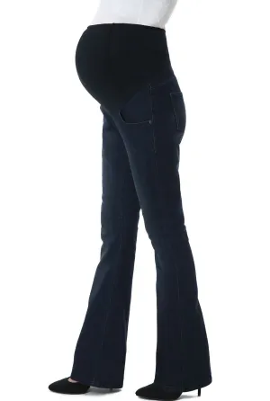 Kimi   Kai Maternity "Dixie" Flare Leg Denim Jeans
