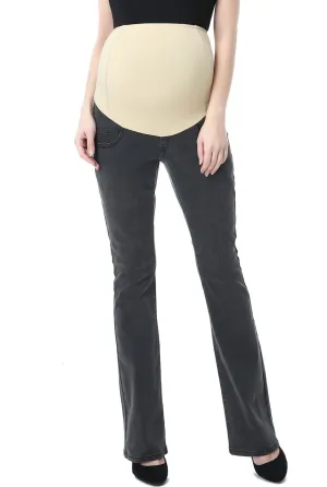 Kimi   Kai Maternity "Leni" Modern Boot Cut Denim Jeans