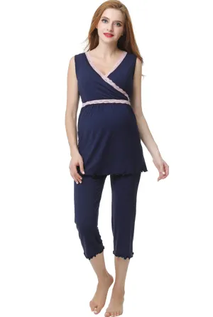 Kimi   Kai Maternity "Penny" Nursing PJ Set