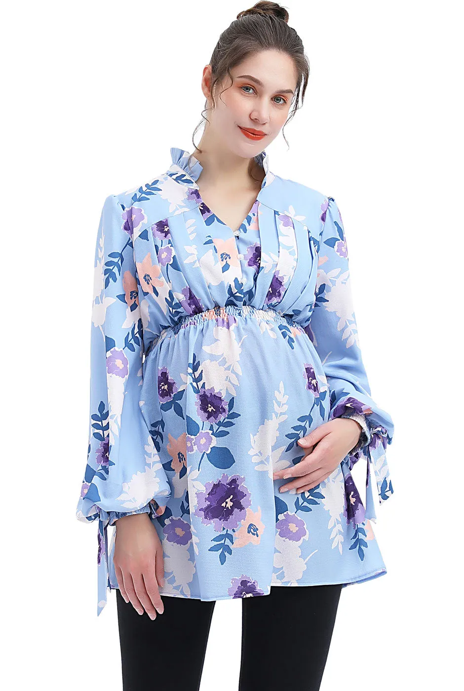 Kimi   Kai Maternity "Victoria" Nursing Blouse