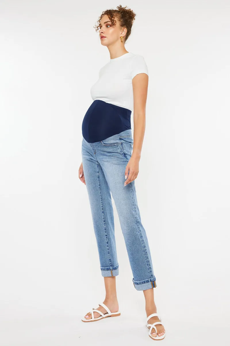 Kindra Maternity Boyfriend Jeans