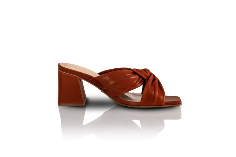 Knot Maroon Sandal