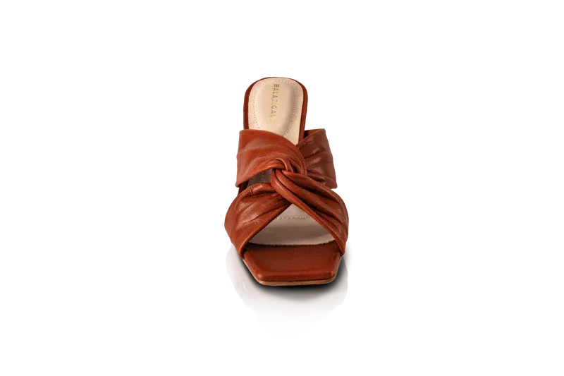 Knot Maroon Sandal