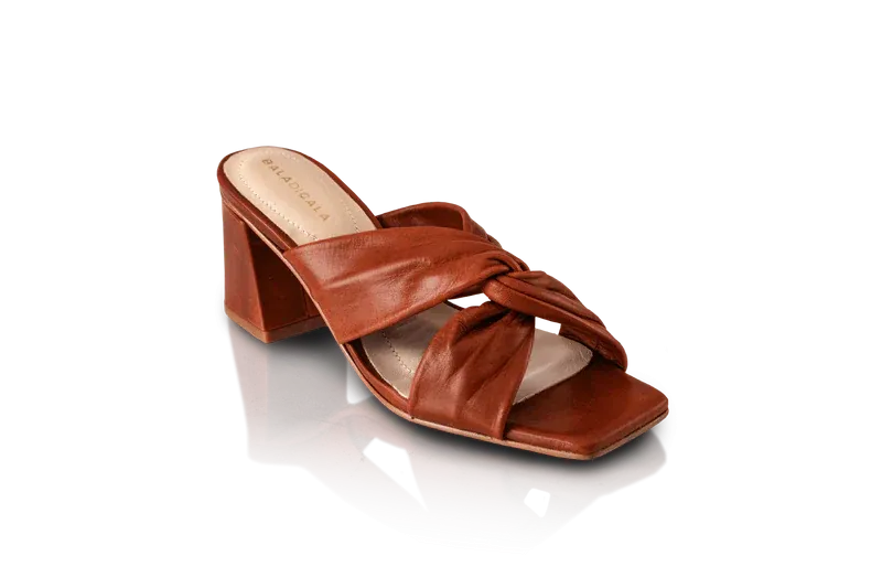 Knot Maroon Sandal