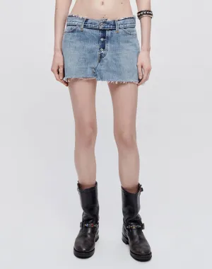 Levi's Raw Waist Mini Skirt