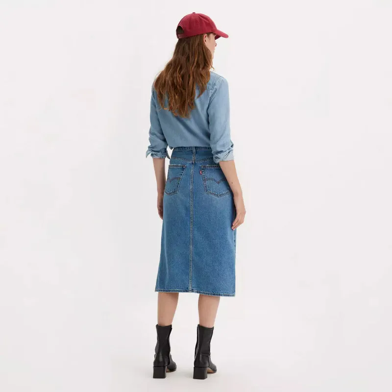 Levi's Side Slit Skirt