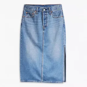 Levi's Side Slit Skirt