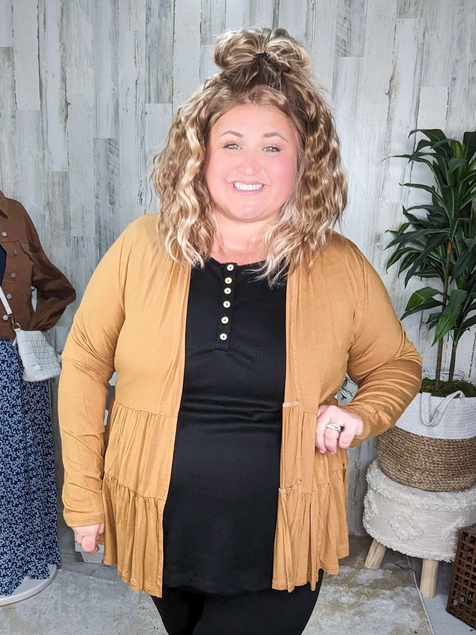 Lucia Tiered Tissue Weight Cardigan (6 colors)