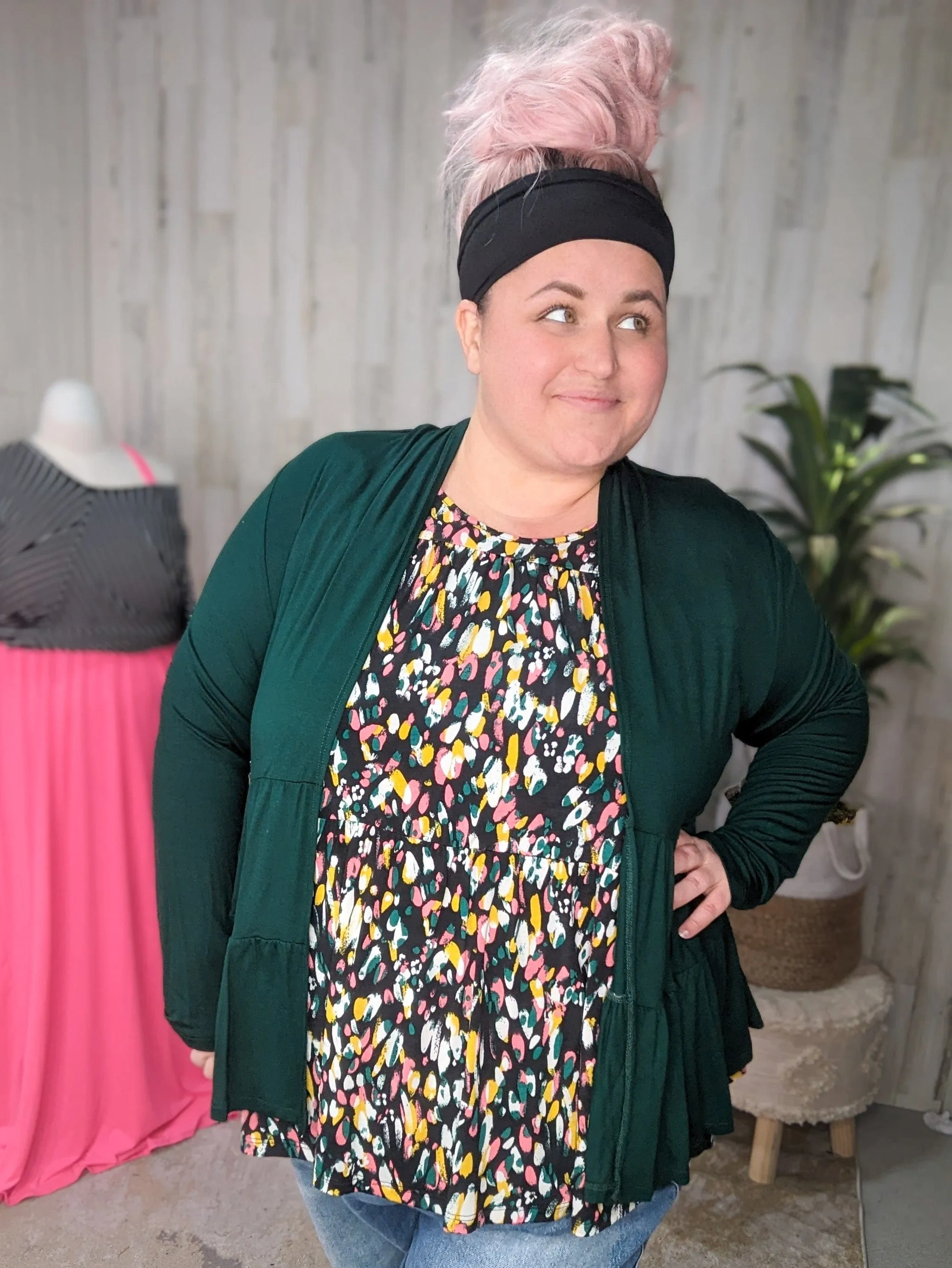 Lucia Tiered Tissue Weight Cardigan (6 colors)