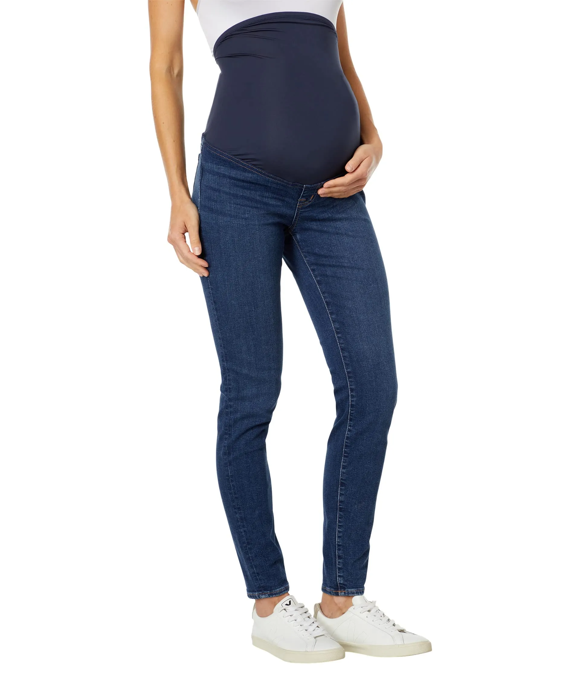 Madewell Jeans, Maternity Over-the-Belly Skinny Jeans in Coronet Wash
