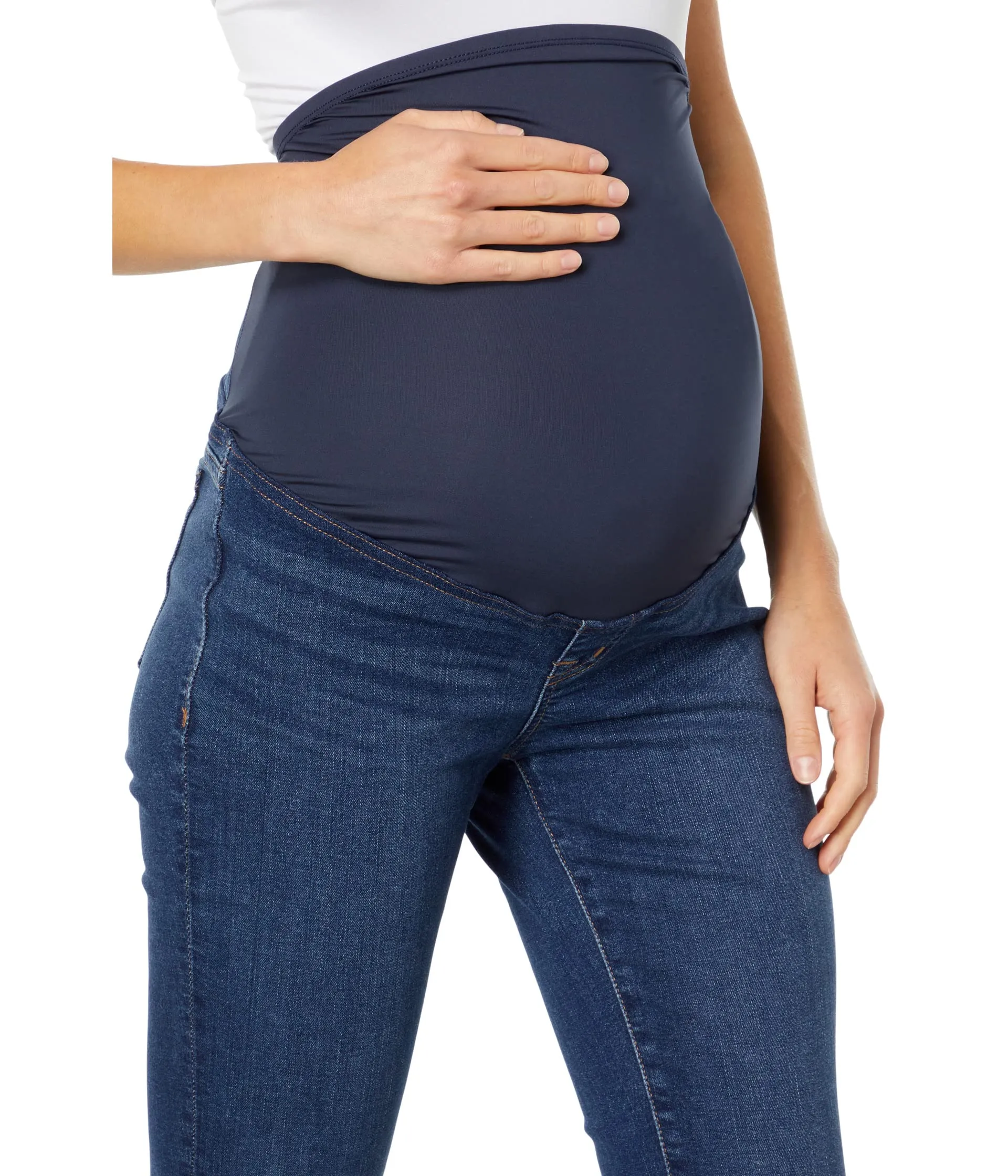 Madewell Jeans, Maternity Over-the-Belly Skinny Jeans in Coronet Wash