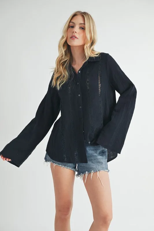 Mahlia Lace Shirt Blouse
