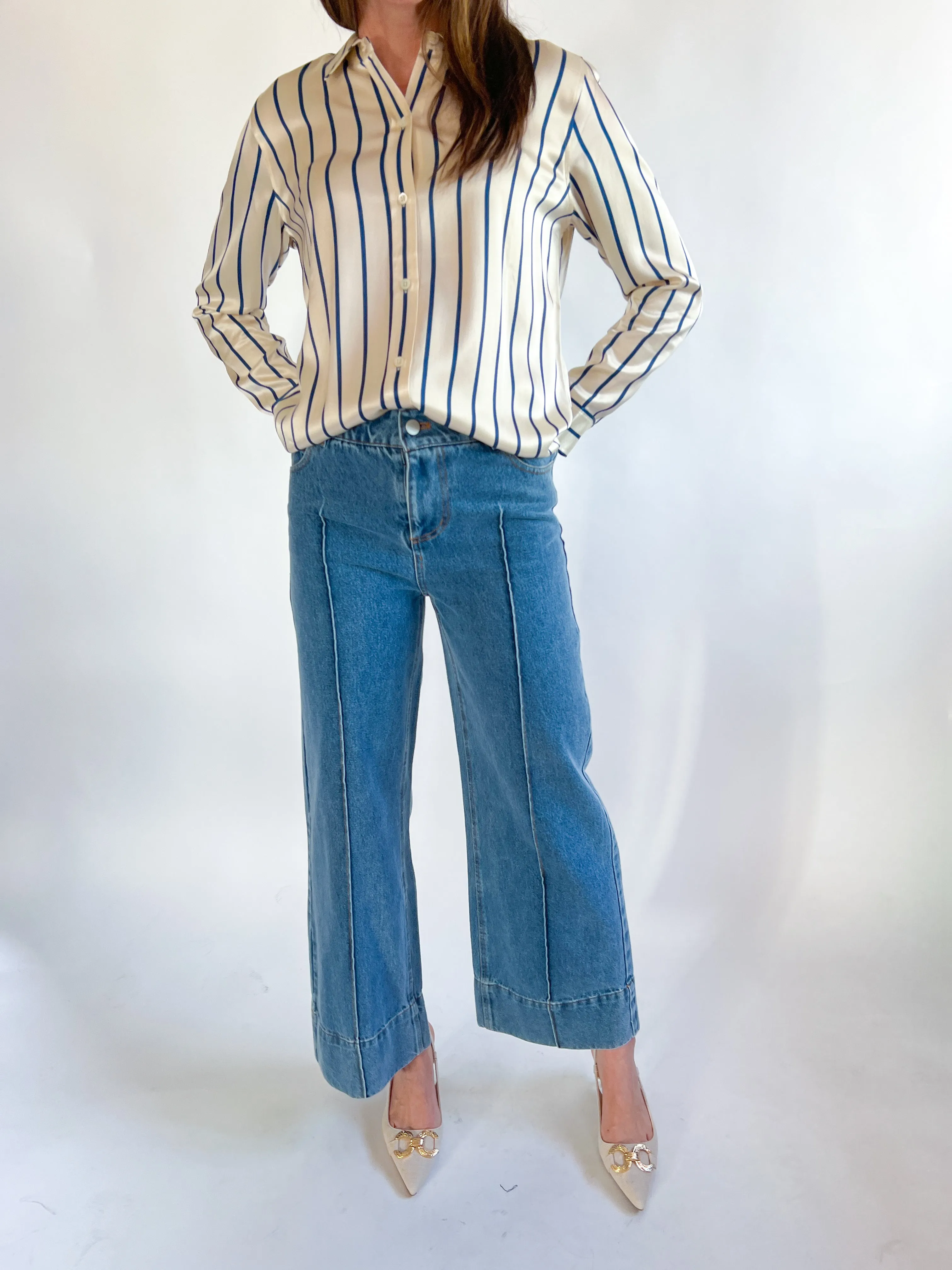 Maria Striped Blouse