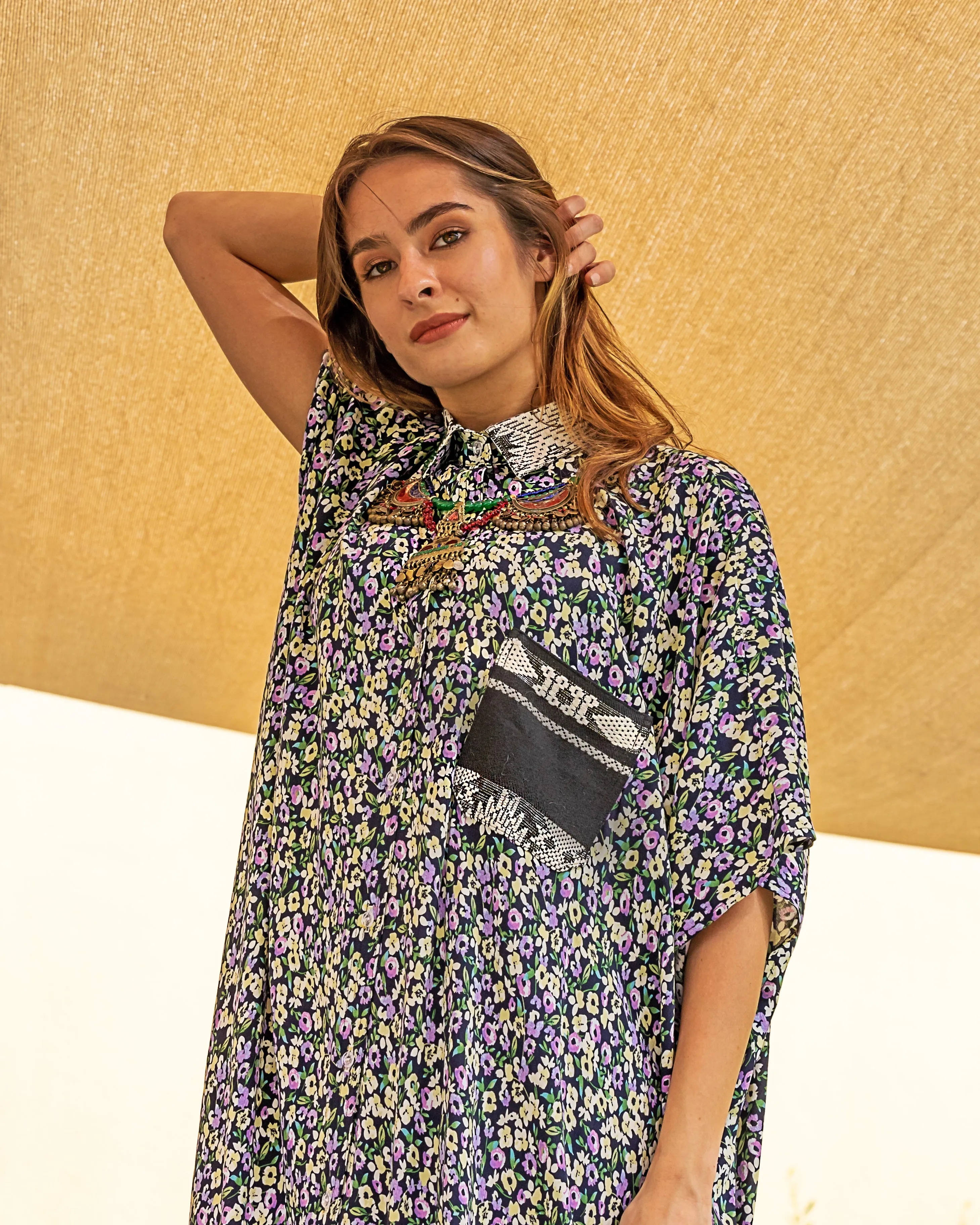 Mariquita | Cotton Caftan Dress