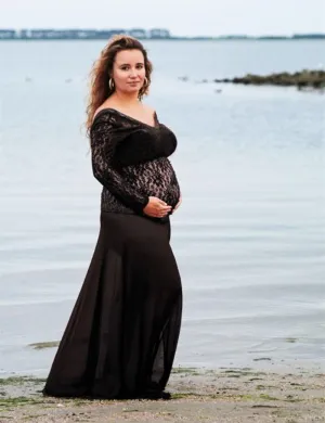 Maternity Dress For Photo Shooting Lace Dress