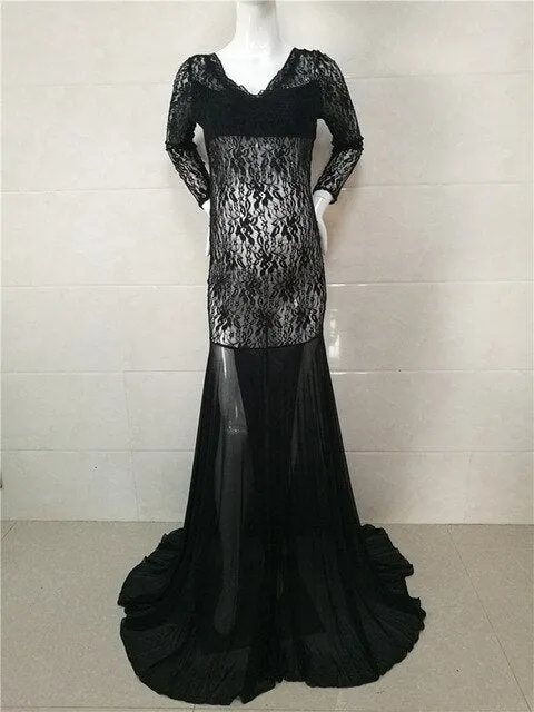 Maternity Dress For Photo Shooting Lace Dress