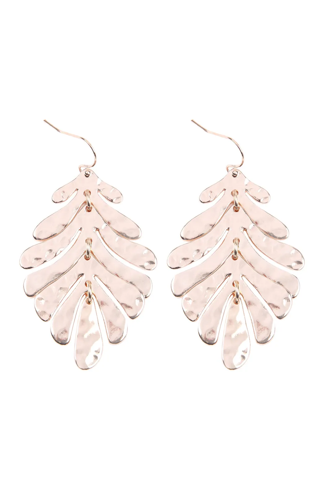 ME4297 - FISH HOOK CAST METAL EARRINGS