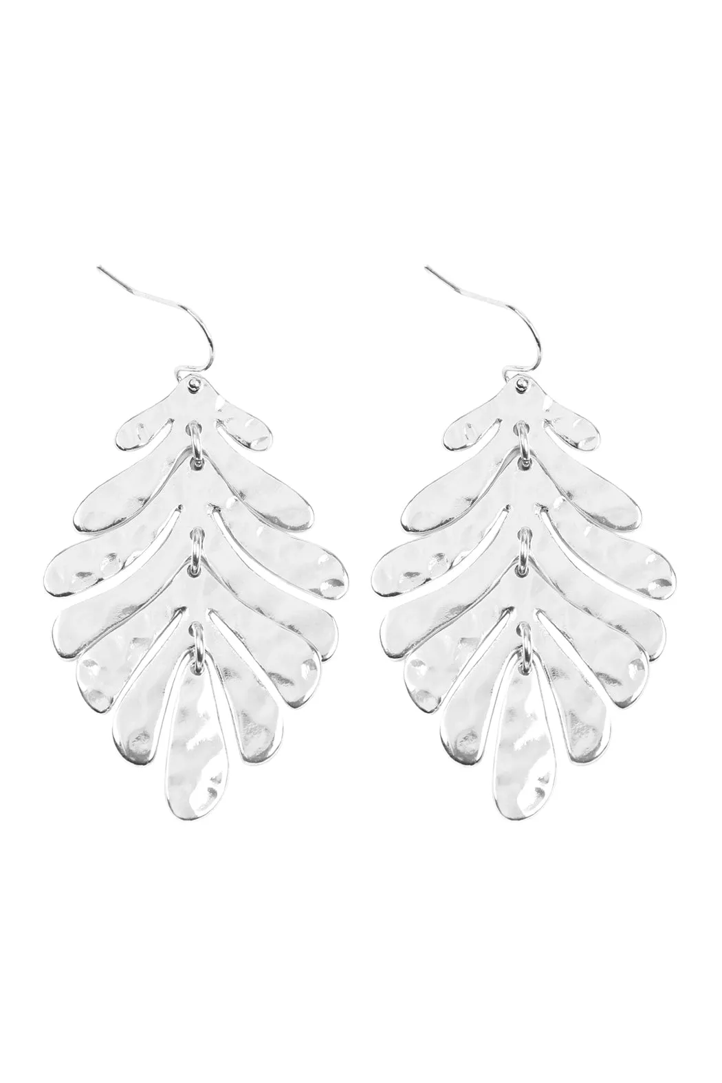 ME4297 - FISH HOOK CAST METAL EARRINGS