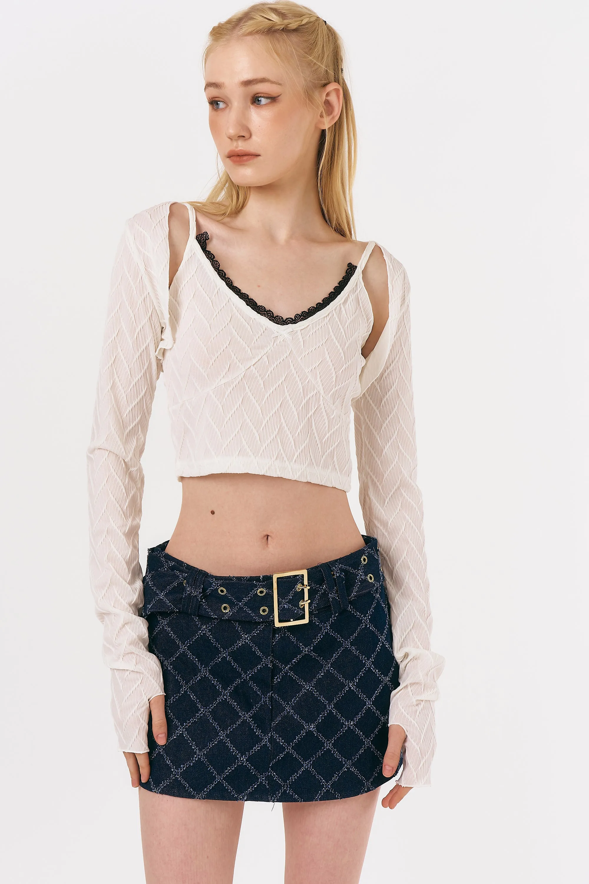 Melissa Micro Mini Denim Skirt