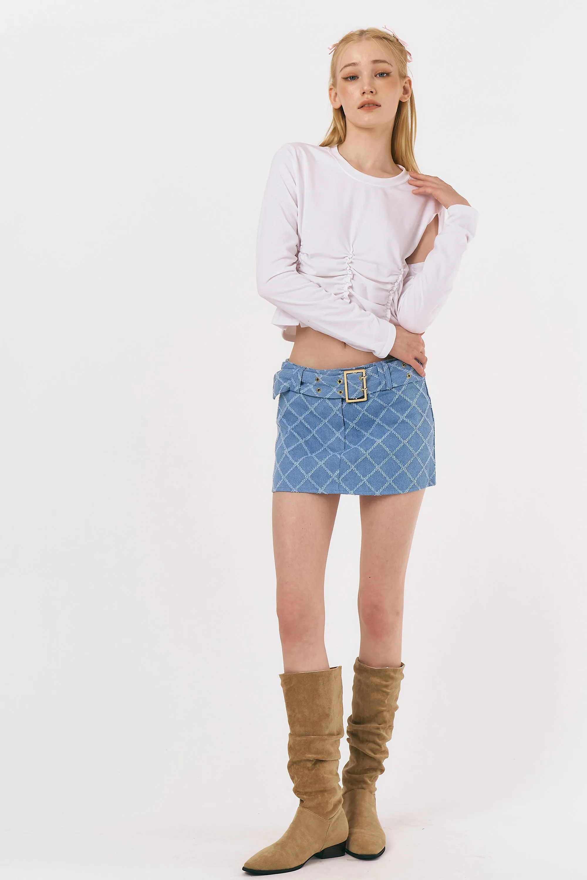 Melissa Micro Mini Denim Skirt