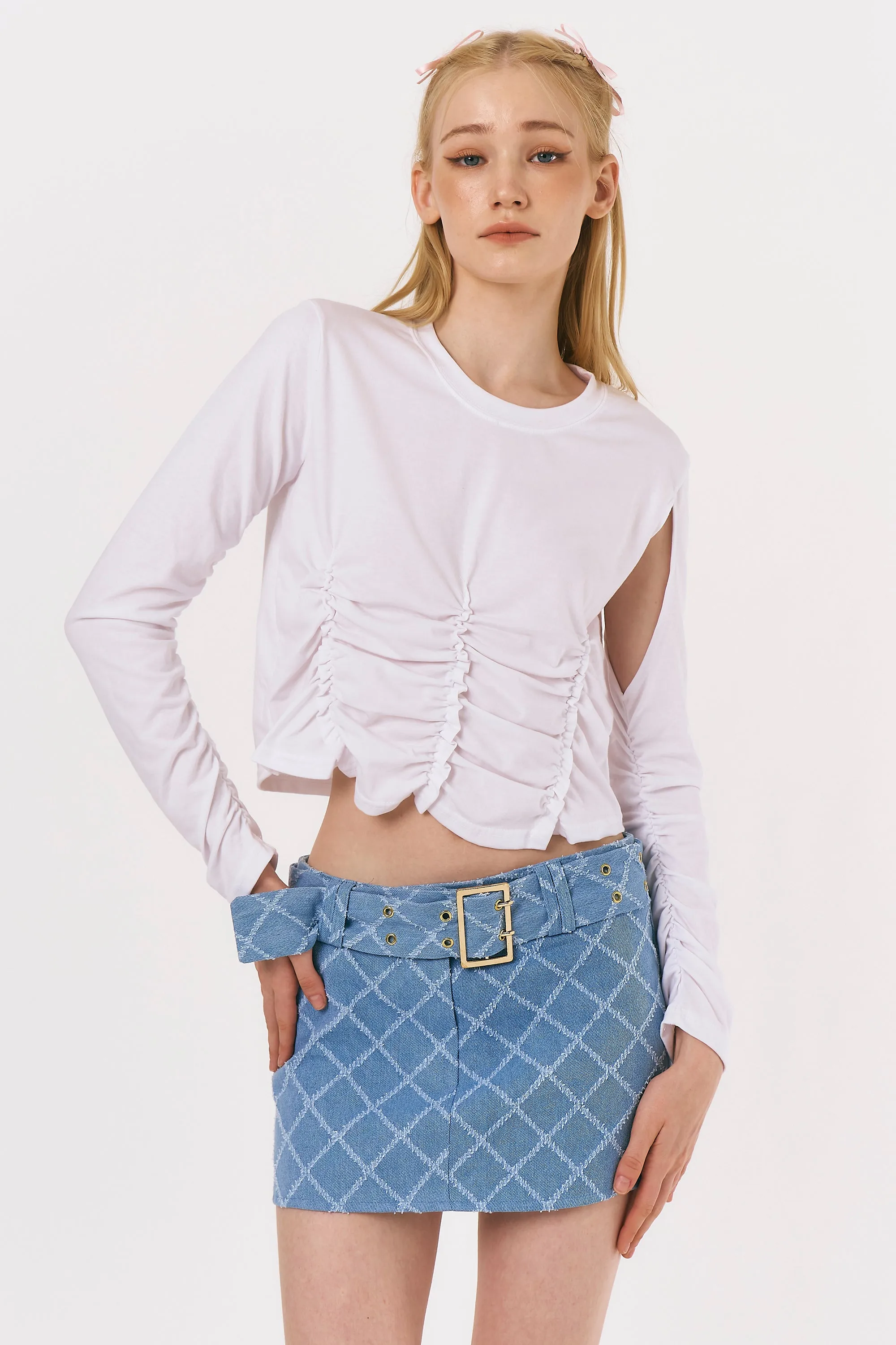 Melissa Micro Mini Denim Skirt
