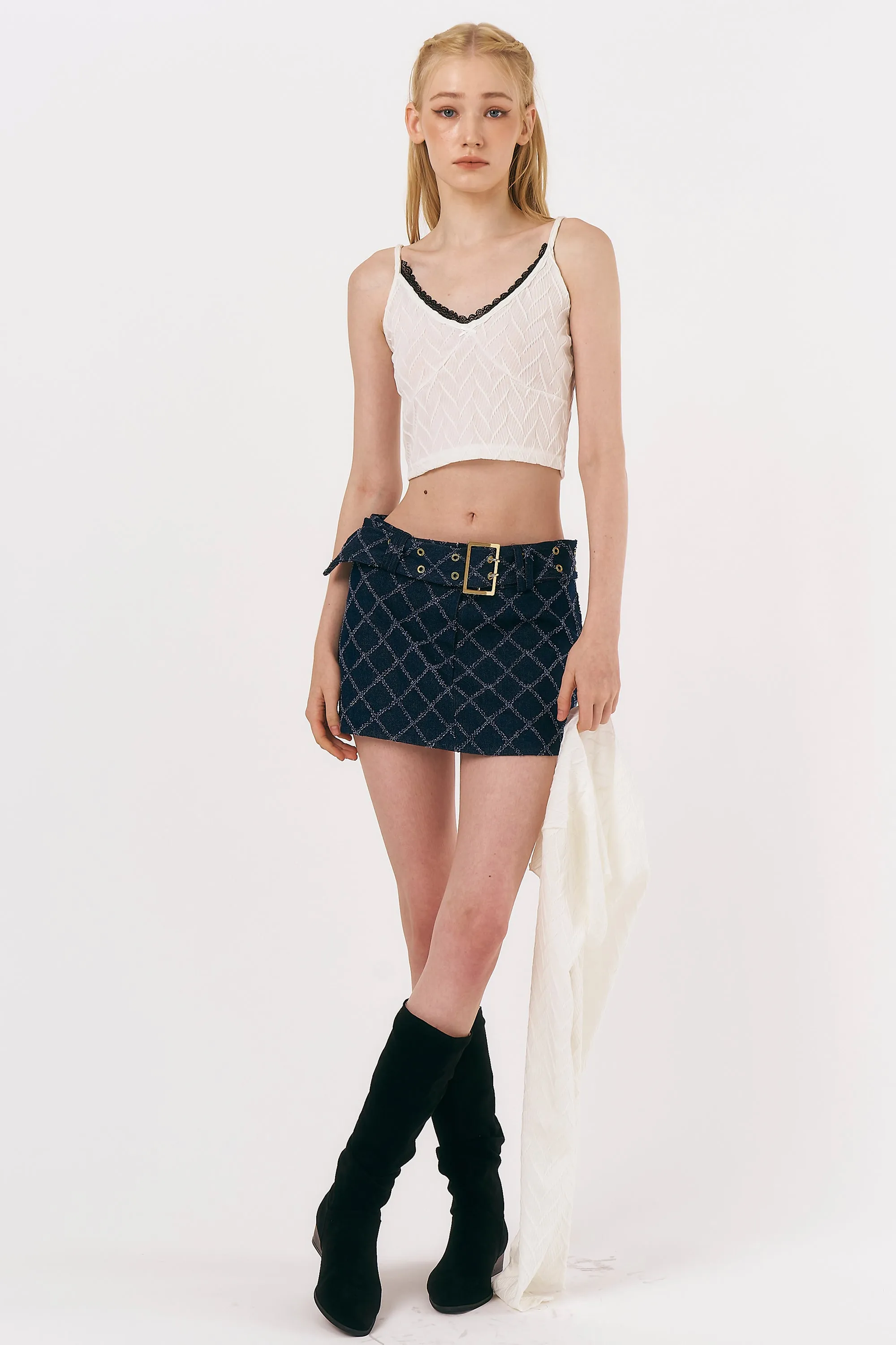 Melissa Micro Mini Denim Skirt