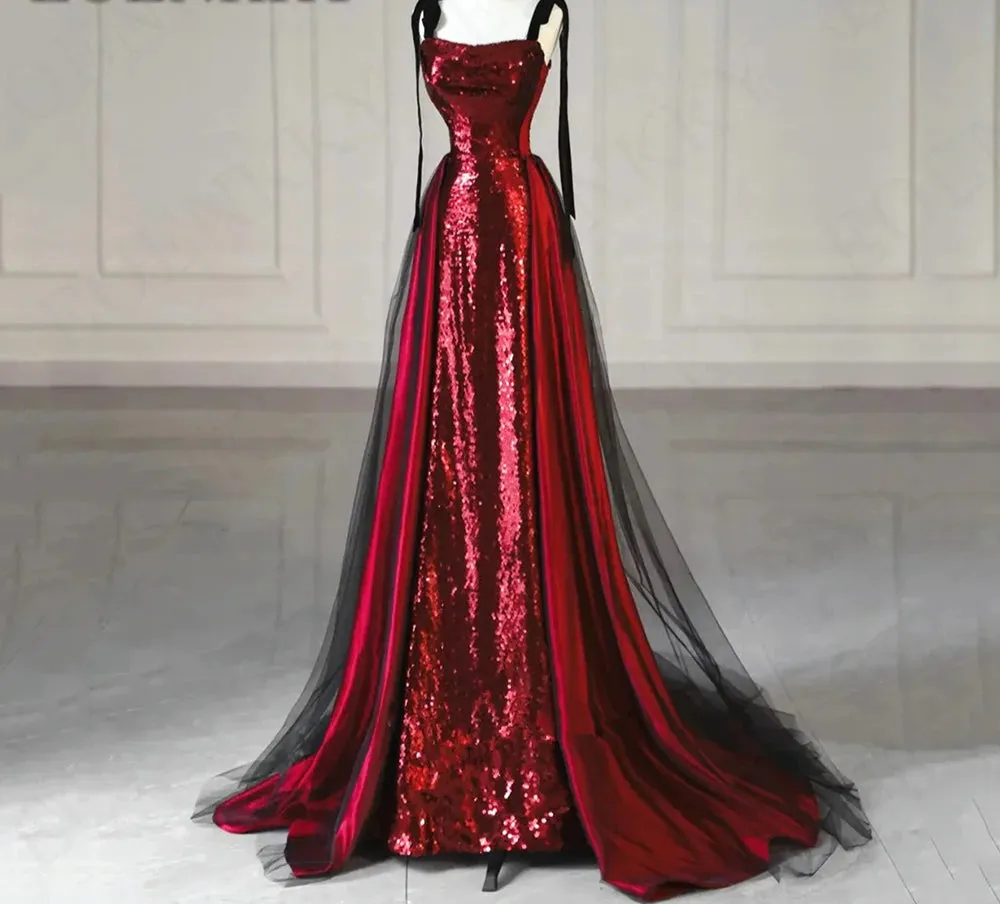 Mermaid Sequins Evening Dress