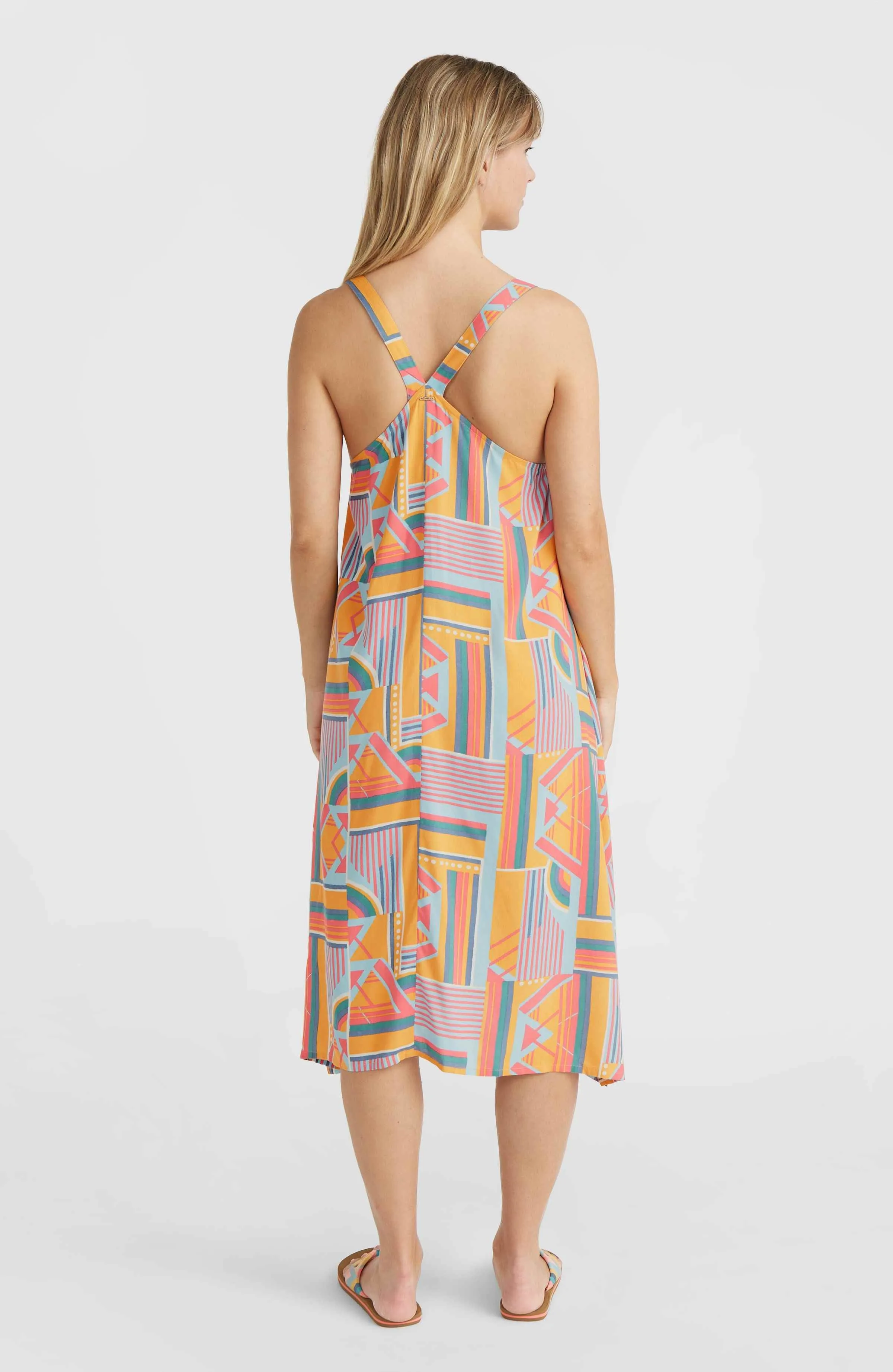 Miranda Women of the Wave Kleid | Yellow Art Geo