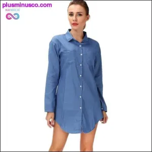 New Women Tops Blouse Spring Long-Sleeve Casual Body Denim