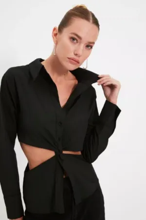 No More Basic Black Shirt