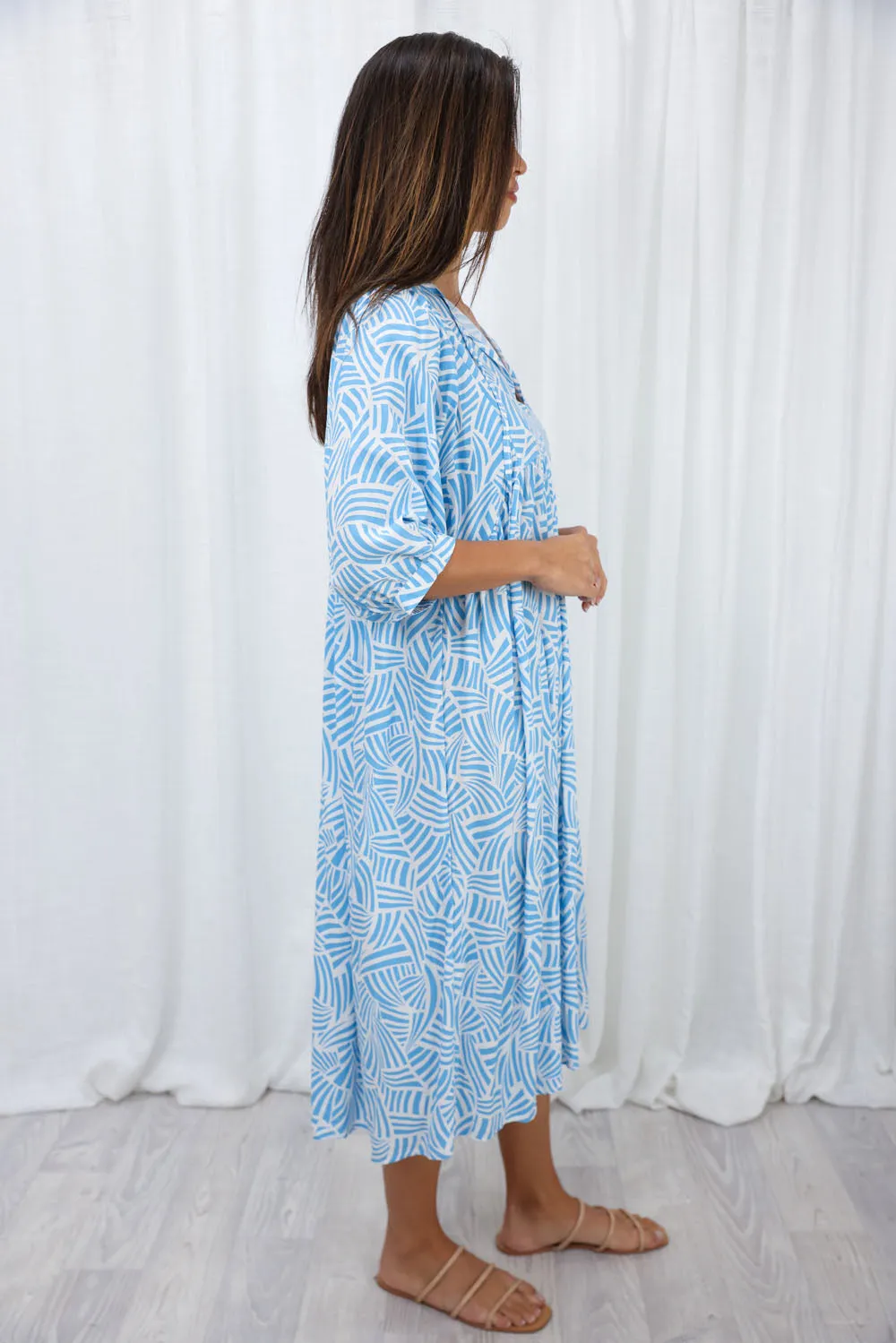Ollie Midi Print Dress