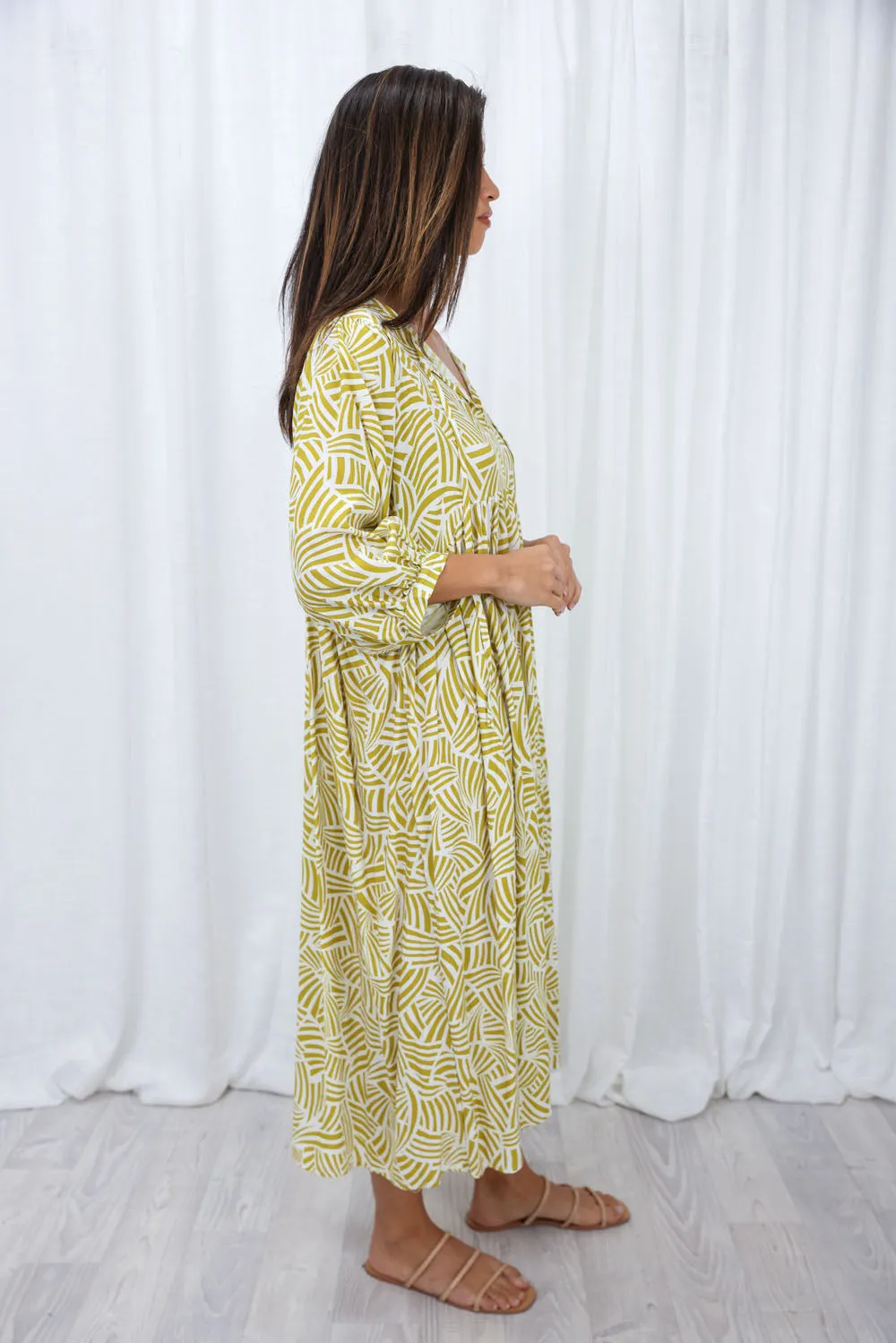 Ollie Midi Print Dress
