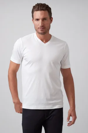 Raffi The Noah Must Have V Neck RW22201  |White| Aqua Collection
