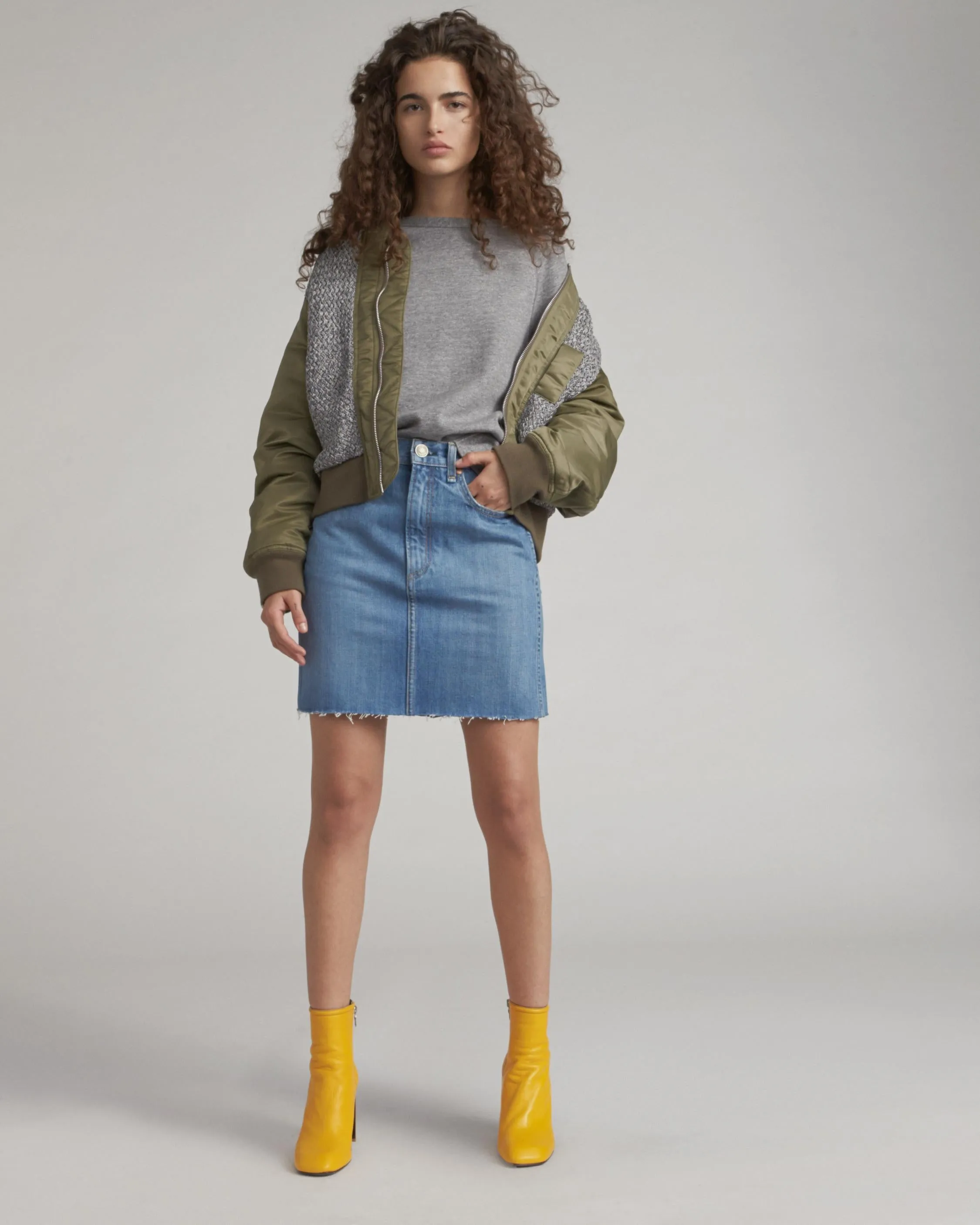 Rag & Bone - Moss Skirt in Clean Levee