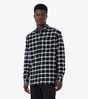 Raw OS Flannel Shirt Black/White