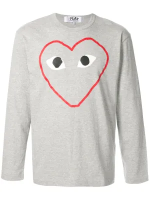 Red Heart Outline Tee