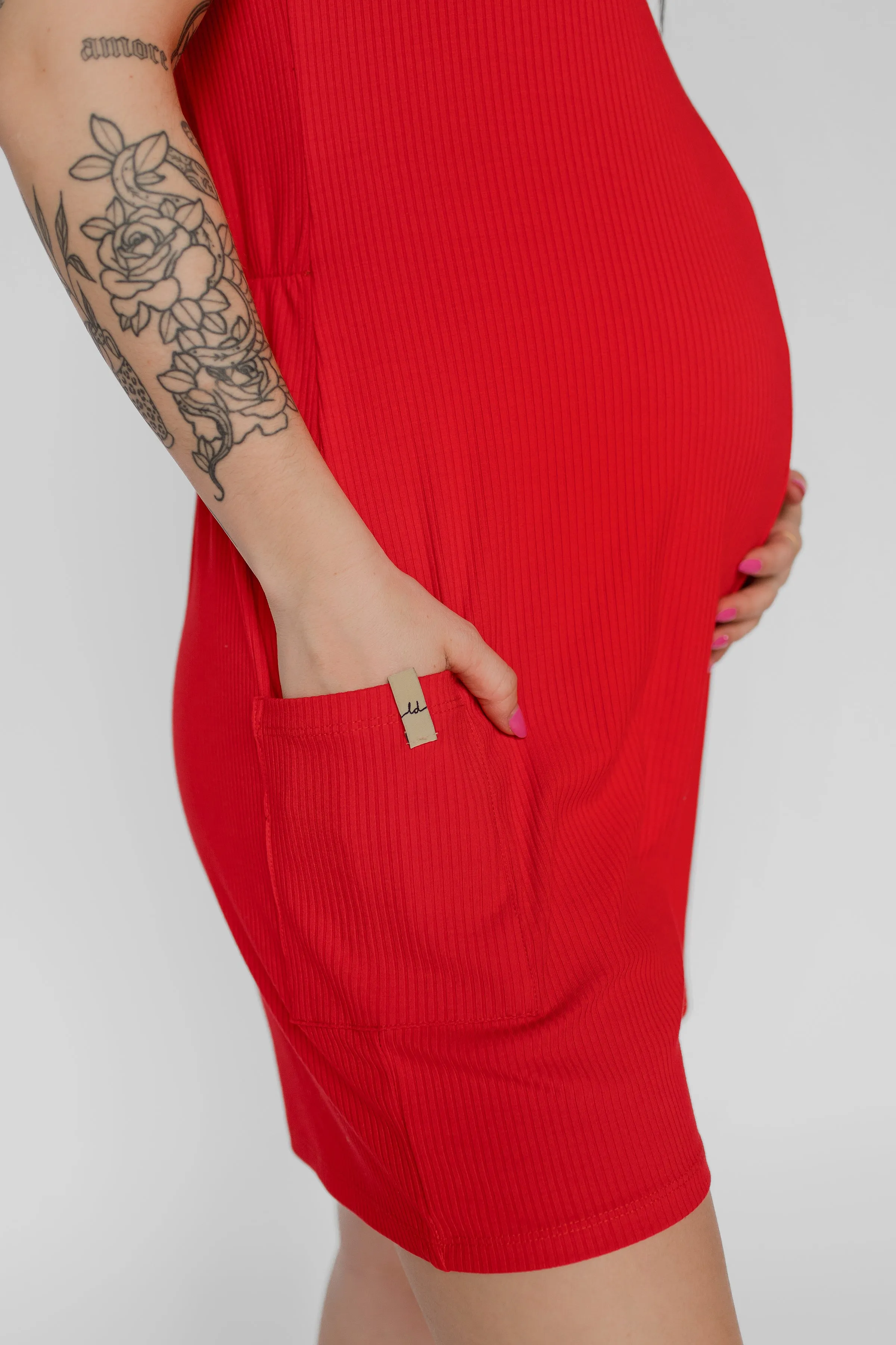 Ribbed romper