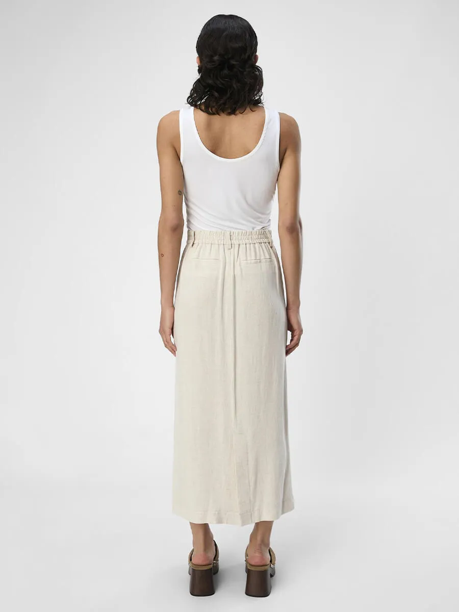 Sanne Linen Pencil Skirt
