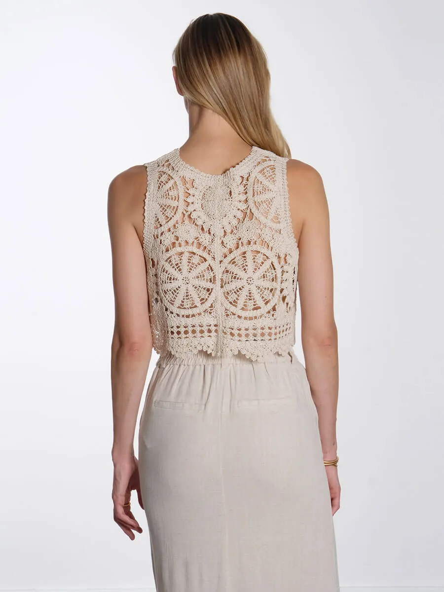 Sanne Linen Pencil Skirt