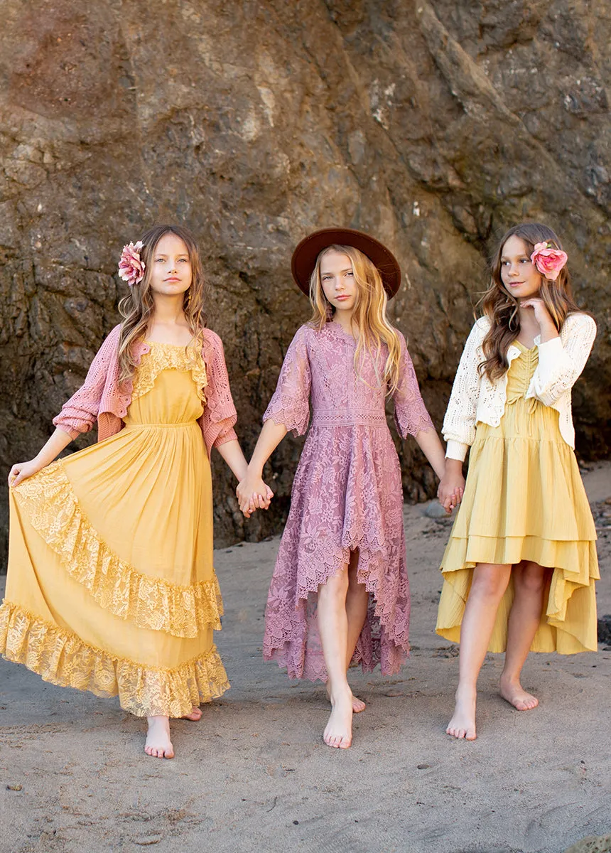 Siti Dress in Buttercup