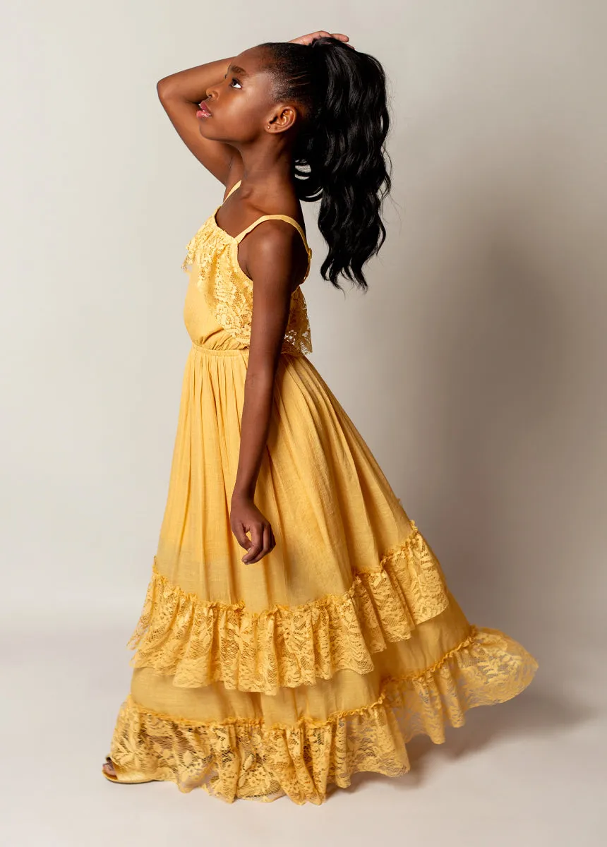 Siti Dress in Buttercup