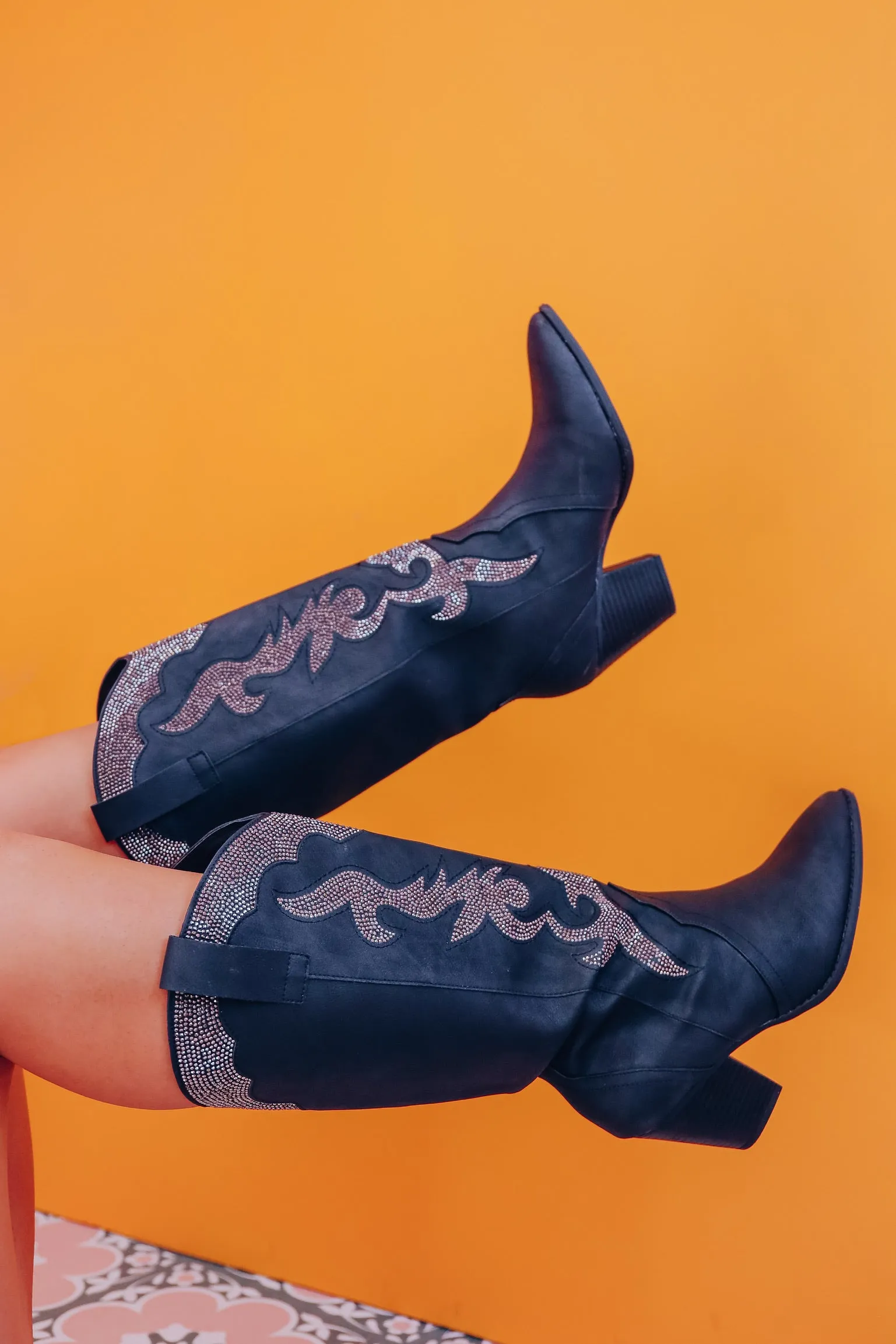 Southern Bling Western Boot - Black