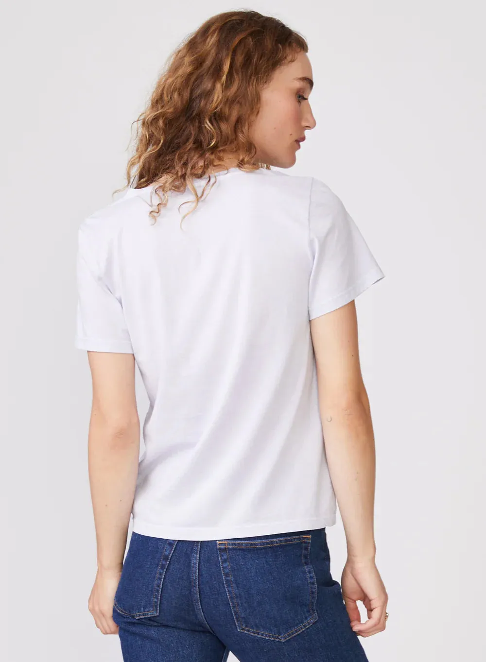 STA Cloud Jersey Deep V Neck Tee Lavender