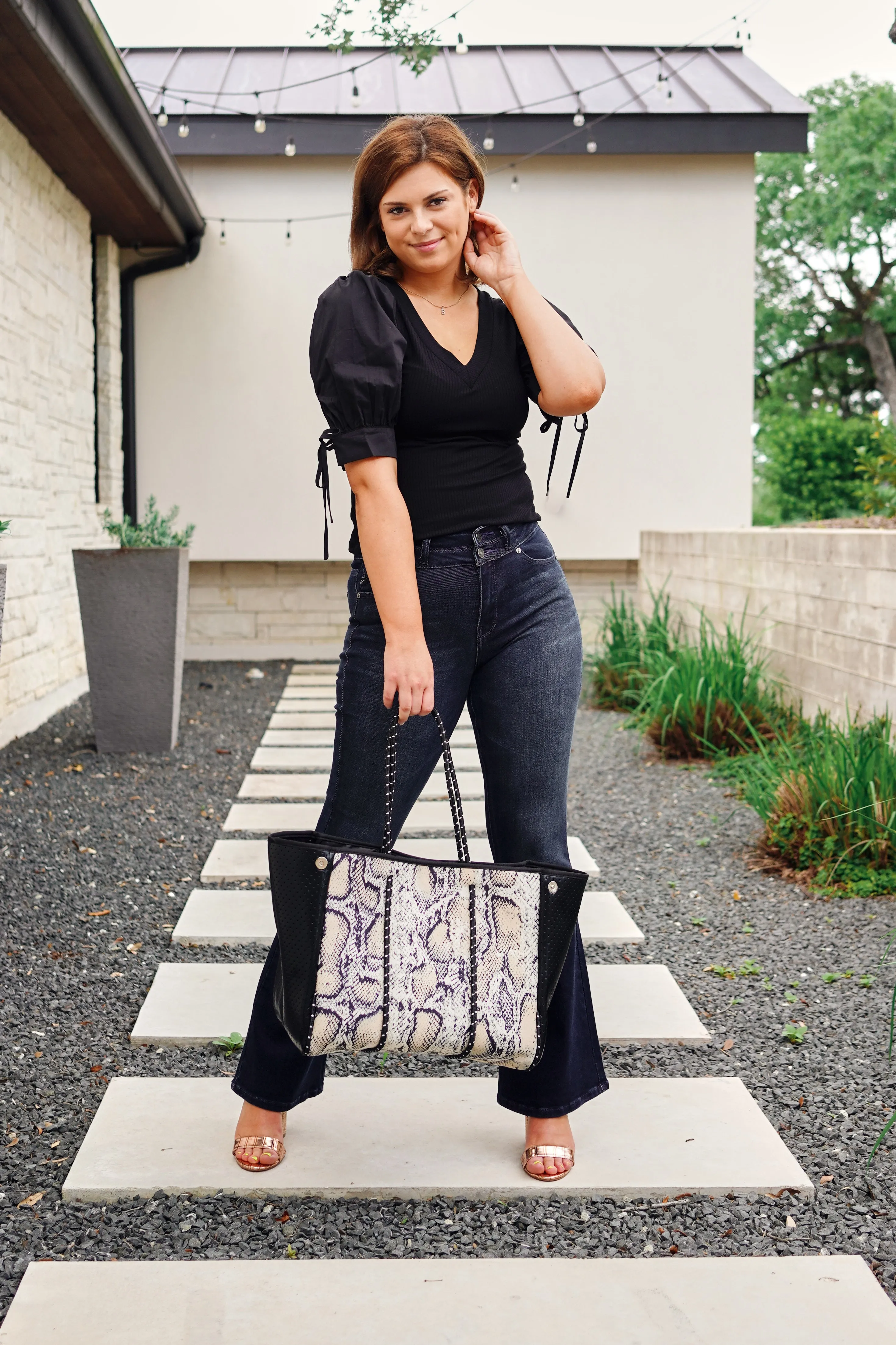 Sugar & Spice Puffed Sleeve Top