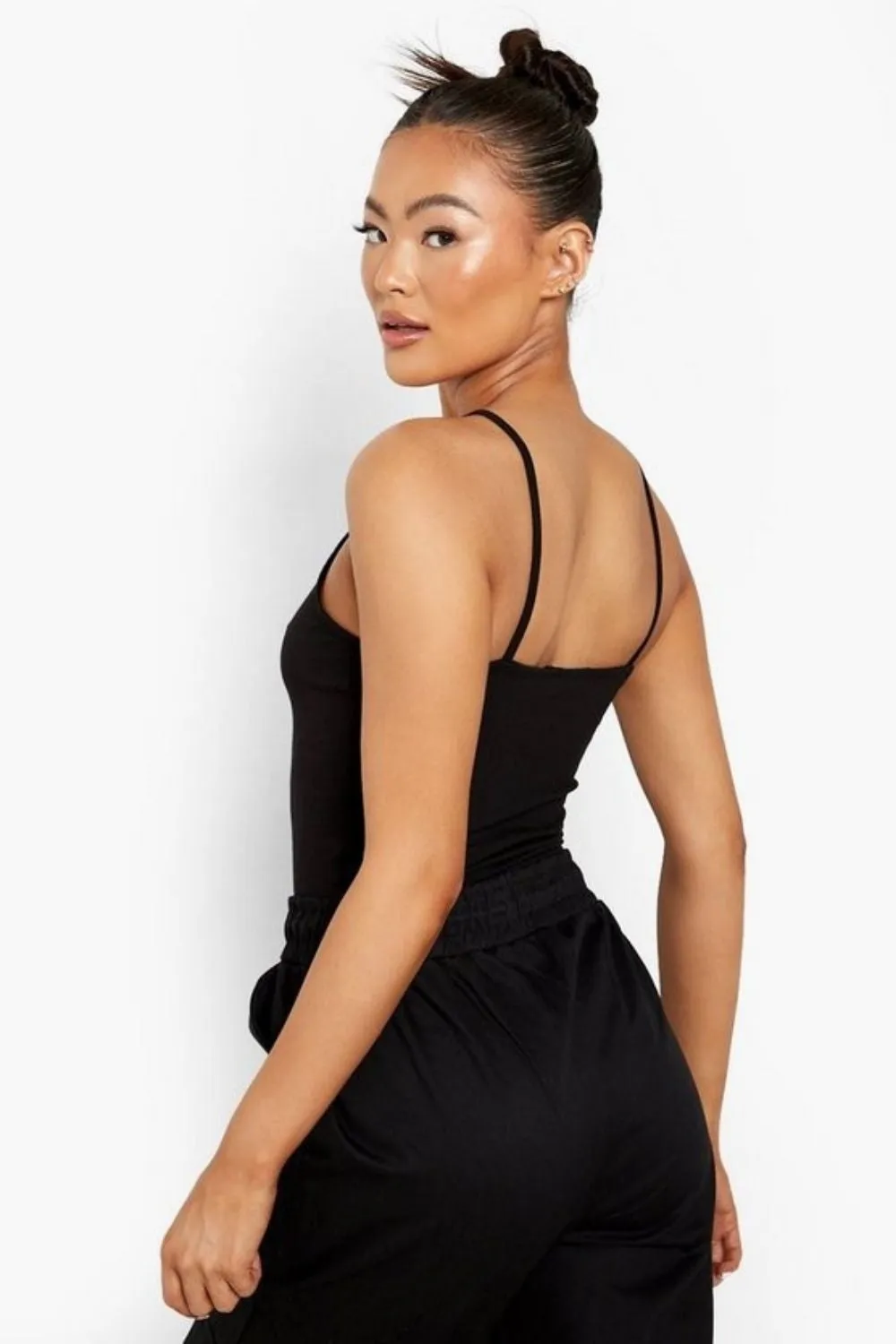 Sunshine Black Basic Top