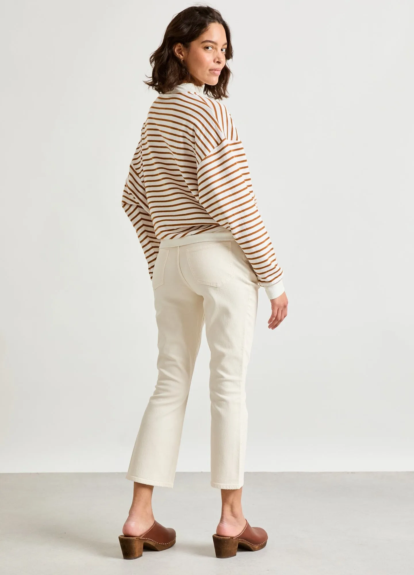 The Crop Maternity Jean